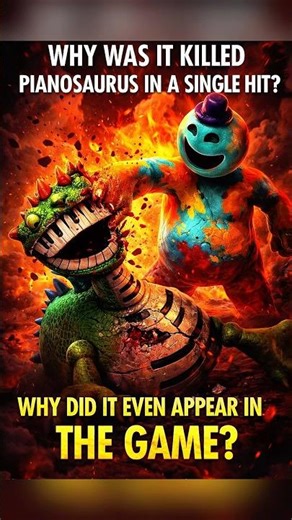 🤫 | Why Was Pianosaurus Killed In A Single Blow in poppy playtime? #poppyplaytime