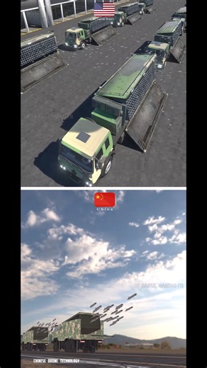 697K views · 14K reactions | us vs china Next-Generation Military Drone Technology - Stunning C4D Animation! | Op Saiful Gaming FB | Facebook