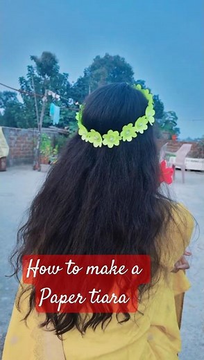 || How To Make A Paper Tiara || Art Tutorial || Art Explore With Joy ||👑👸