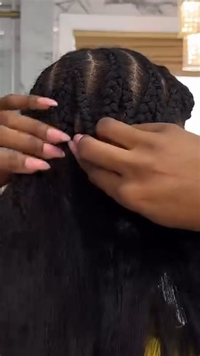 How to: Clip-ins as a Protective Style 101 🛡️✨ Yes, you can have the length AND keep your natural hair healthy! Here’s how we do it: 1️⃣ Braid down: Create a flat foundation to protect your ends. 2️⃣ Leave out: Only leave out a small section for a seamless blend (or use a closure!). 3️⃣ Moisturize: Apply your favorite oil/butter before installing. 4️⃣ Clip & Go: Add your Better Length clip-ins for instant glam. No tension, no glue, just growth! 🌱 Tap the link in bio to shop our textures. 1 bun