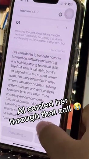 She got the job 😭 #interviewpreparation #aitools #jobinterview #jobseekers