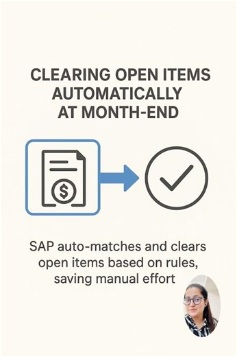 Automatic Clearing of Open Items — Month-End SAP Simplified #interview