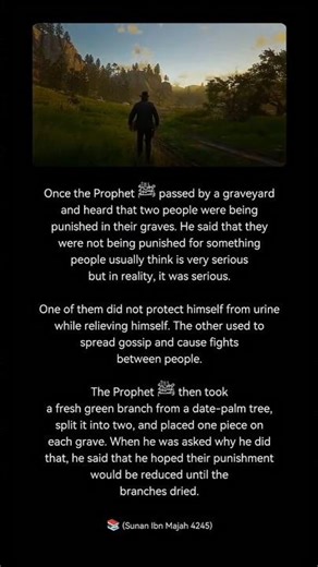 “ Small sins can lead to grave punishment.” #shorts #hadith