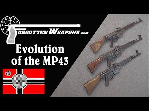 Evolution of the Sturmgewehr: MP43/1, MP43, MP44, and StG44