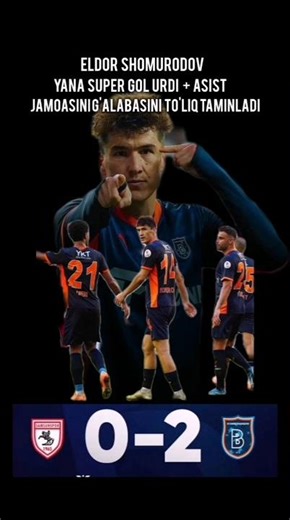 ELDOR SHOMURODOV#GOL + ASIST #ABBOS FAYZULLAEV#SUPER O'YIN O'TKAZDI #JAMOASI G'ALABA QOZONDI