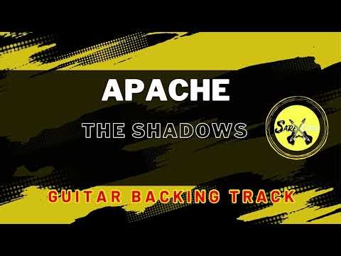 THE SHADOWS - APACHE (GUITAR BACKING TRACK) [LIVE VERSION]