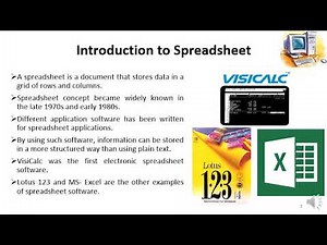 Spreadsheets in Excel (Lesson1- Class8)