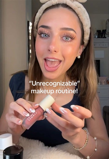 Unrecognizable Makeup Routine Tutorial