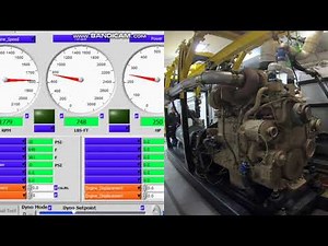 Cummins KTTA19 Engine Dyno Test