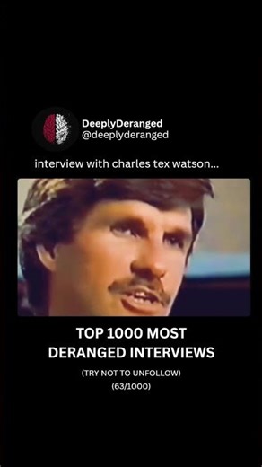 Tex Watson Manson Family Confession 😱🔪🩸
