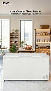 33K views · 397 reactions | Why choose between freezing and chilling when one freezer does both? Meet the Haier Combo Chest Freezer. Flexible, spacious, and built for every need. ❄️✨ #Haier #MoreCreationMorePossibilities #ComboChestFreezer | Haier | Facebook