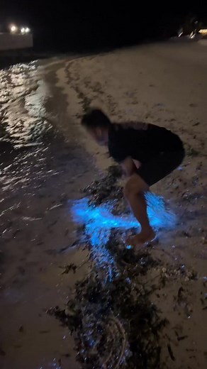 Come, Play with bioluminescence plankton in Maldives. Its fun. Its Safe. Its a breathtaking experience. and its not radioactive. #Maldives #bioluminescence #Azan10401 #travel #maldivesvacation