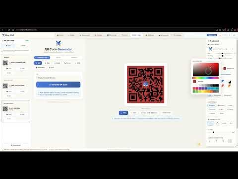 Free QR Code Generator with Logo, Custom Colors & SVG Export