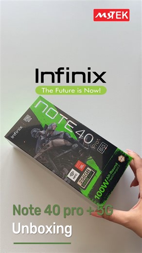 58K views · 273 reactions | Unboxing  #infinix Note 40 pro+ 5G plus  Gift Box | MyTEK | Facebook