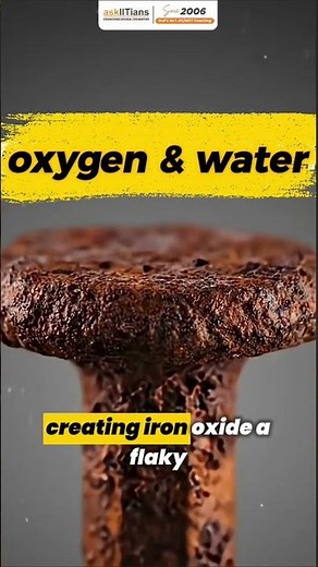 Why Does Metal Rust? | The Simple Chemistry Behind Rust Explained #askiitians