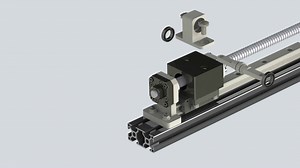 3PTT并联雕刻机器人装配动画