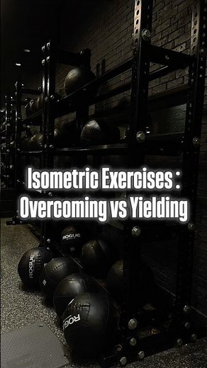 Isometric exercises, overcoming vs yielding #shorts #isometric #strengthandconditioning #athletes