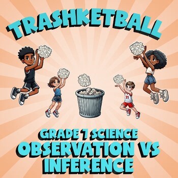 Observation vs Inference TRASHKETBALL Science Game - No Prep Grade 7 Review