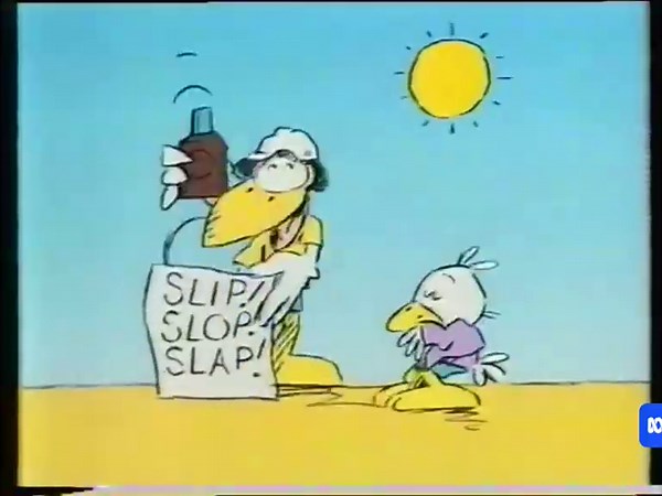 The iconic 1980s Slip Slop Slap campaign