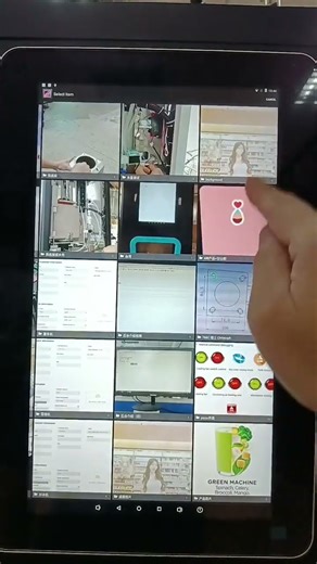 Smoothie Machine - Change the desktop of the manuel mode via USB