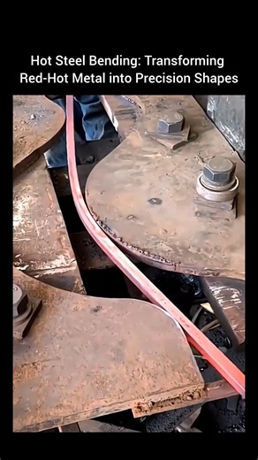 Hot Steel Bending: Transforming Red-Hot Metal into Precision Shapes.