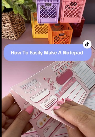 How to make your own notepads at home! Leave me a comment if you want the links to the materials used.📝✨ All you need is printer paper, scissors or a guillotine cutter, glue, and two smooth boards or binder clips to keep everything tight. Perfect for journaling, organizing your thoughts or just to brain dump, or gifting to friends! Easy DIY stationery anyone can make. #diycrafts #stationeryaddict #notepads #papercraft #notepad