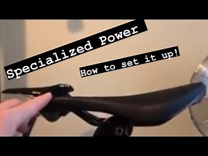 Specialized Power saddle setup.