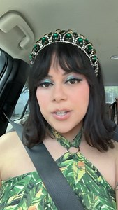 They're taking away the very systems meant to help Disabled people live independently and then want to institutionalize us for not being able to take care of ourselves.... Mmmkay. 🥴 Video Description: Samantha wearing an adaptive green halter dress she sewed with a bedazzled green headband. Her makeup matches her outfit with green duo chromatic glitter eyeshadow, long lashes, and lip gloss. She's in her car, talking to the camera. #DisabilityAwareness #SpecialEducation #NothingAboutUsWithoutUs 