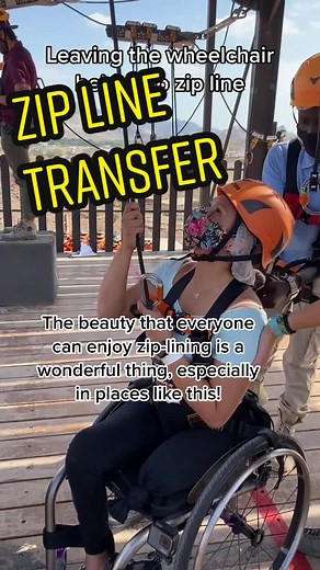 Zip Line Transfer Tutorial: Leaving the Wheelchair Behind