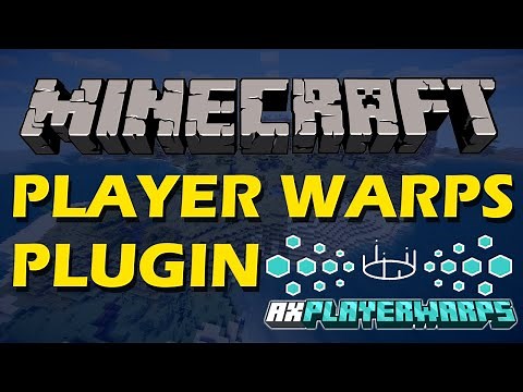 Ultimate warping in Minecraft with Player Warps Plugin