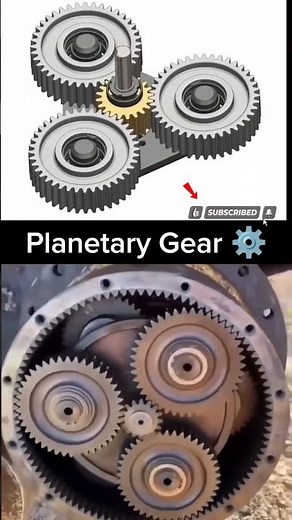 The Incredible Power of Planetary Gears! ⚙️ #short