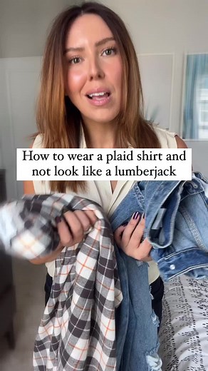 Quick fashion fix to elevate your plaids and flannels as we transition into fall styles! 1. Roll/cuff your long sleeves at the elbow. This draws the eye up to your natural waist and creates more visually appealing symmetry to the body 2. Come undone - leaving a few buttons unbuttoned creates more visual space and movement 3. Tuck in - even a half-tuck can create a big impact when it comes to extending the leg like, without revealing too much in the middle 4. Show some ankle - cuffing your jeans/