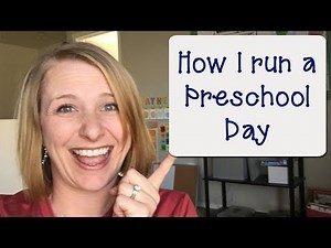 Preschool Schedules || How to plan a Preschool Day