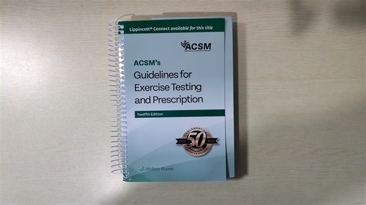 《ACSM运动测试与处方指南》第十二版ACSM's Guidelines for Exercise Testing and Prescription 12th