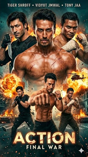 Tiger Shroff vs Vidyut Jammwal Action Movie | Did Bollywood Copy Tony Jaa Fighting Scene? #shorts