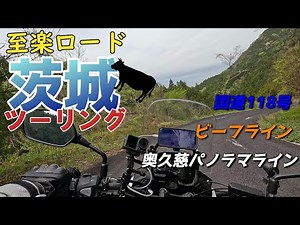 【バイク】山・滝・海を廻る茨城ツーリング（ビーフライン・奥久慈パノラマライン・国道118号）