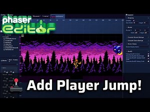 Phaser Editor v4 - How to Add Player Jump