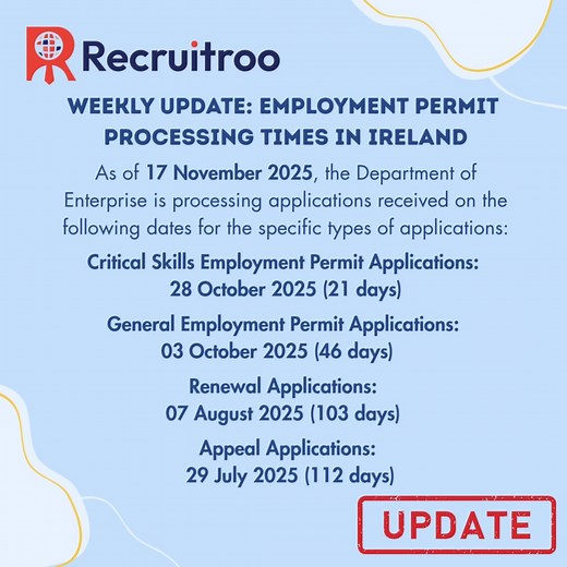 2.1K views · 58 reactions | Employment Permit Processing Update - 17...