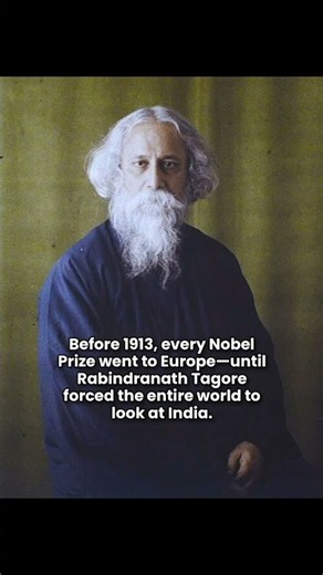 first non-European to win a Nobel Prize #history #india