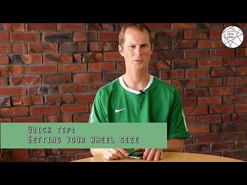 How to measure your wheel circumference