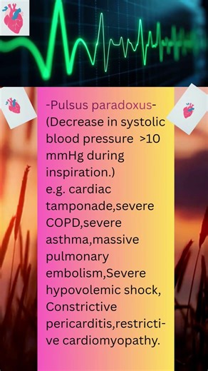 pulsus paradoxus #🫀🧑‍⚕️👈
