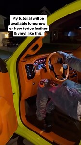 32K views · 4.1K reactions | TUTORIAL LINK IS IN MY BIO!!!! I been getting ask how I do the leather and vinyl color change so now all the answer is in my tutorial. #dye#leather#vinyl#fyp#viral | Custom Leather Coatings | Facebook