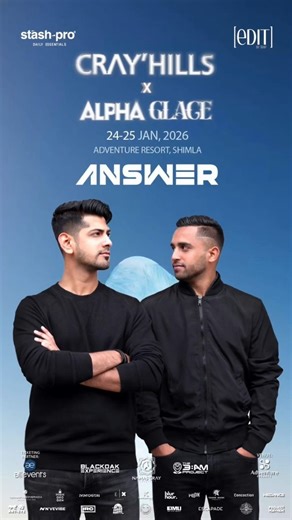 NAMAS’CRAY EXPERIENCE on Instagram: "Arjun Nair and Nishanth Naidu built ANSWER (@answermusic in Bangalore with one mission: blur every genre line and bring forward-thinking sounds to the dancefloor. ✨ Their track "Enigma" climbed to #11 on Beatport's Progressive House Charts via Third Party's Release Deep label. They've released on Class Action Records. They've played F1 Grand Prix, ADE, Pacha Ibiza on Tour, Sunburn, Vh1 Supersonic. They've shared stages with Carl Cox, Nina Kraviz, Maceo Plex, 
