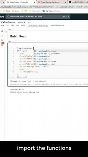 databricks Kafka batch read