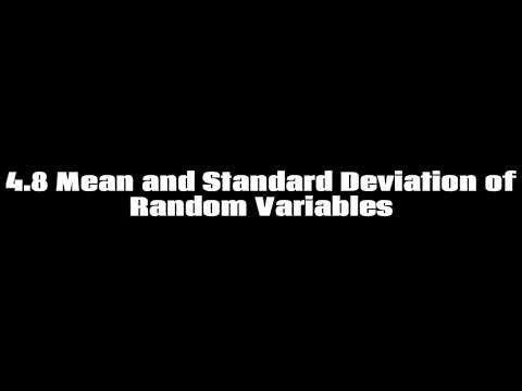 4.8 Mean and Standard Deviation of Random Variables (AP Statistics)
