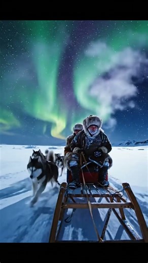 Skiing with dogs in the Arctic is very dangerous. #life #trythatinasmalltown #film #movie #movie