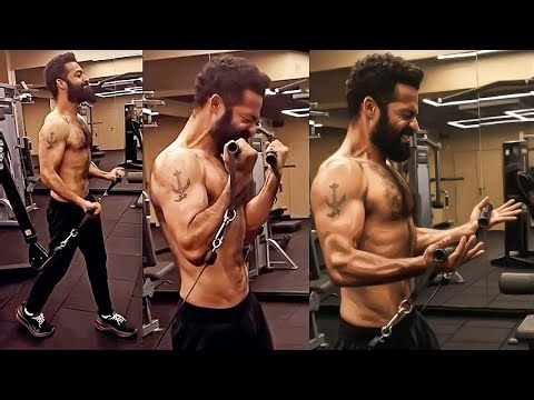 Jr NTR Gym Workout Video 👌🔥 | #ntrneel #ntr #youngtigerntr | TFPC