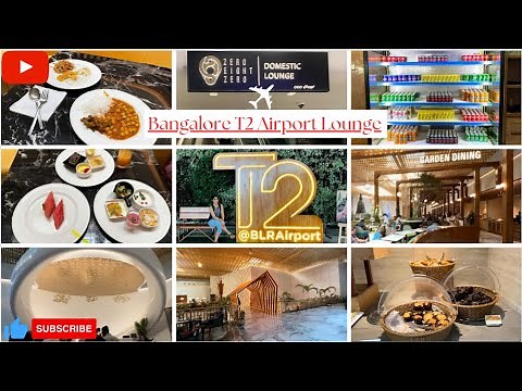 Bangalore Terminal 2 (T2) Premium 080 Airport Lounge | Review By Aanchal | Airport | Travel
