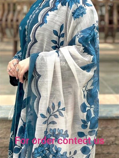 Beautiful Blue Lawn Dress Design 2026 💙 | Stylish Pakistani Outfit | Summer Fashion Trends