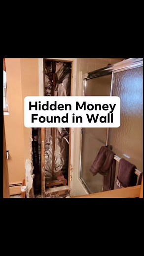 Hidden Money Discovered in Wall Space